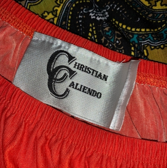 CHRISTIAN CALIENDO MULTICOLOR DRESS - Picture 3 of 3
